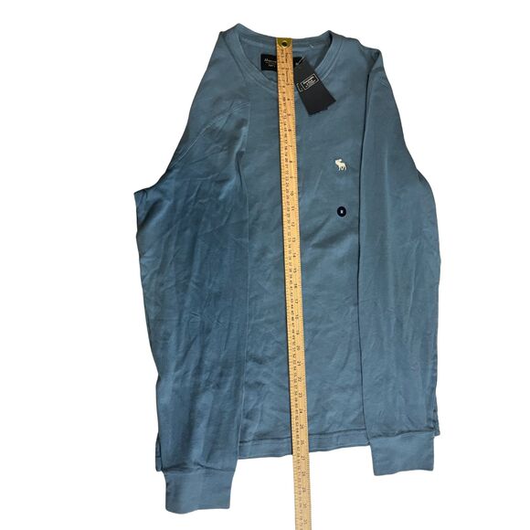 Abercrombie & Fitch Soft A&F Tee Henley Long Sleeve Shirt Men’s Size M–NWT - Picture 5 of 6